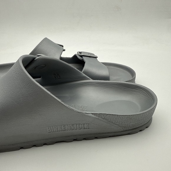 Birkenstock Arizona EVA 42 Sandals Unisex Men's 9/Womens 11 Stone Coin Sliver - Picture 15 of 15